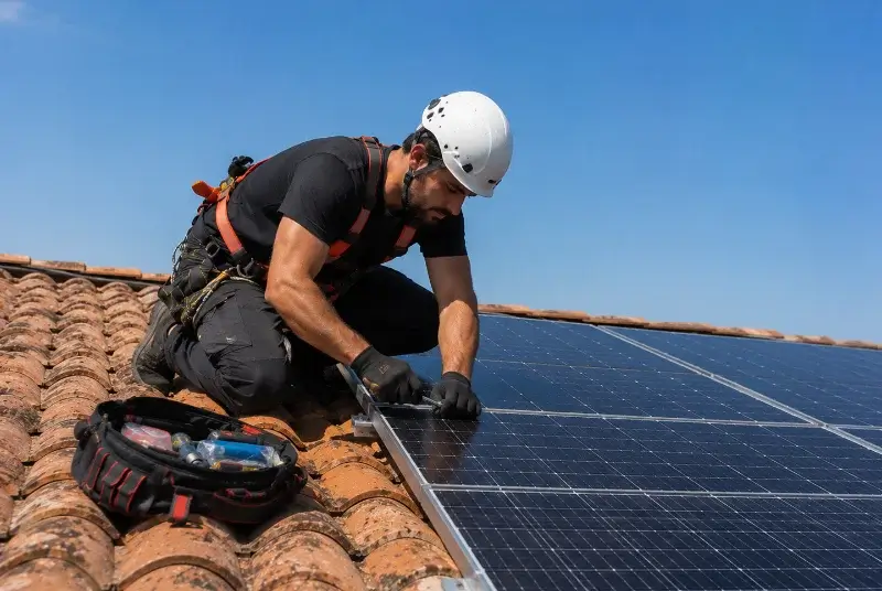Maintenance et monitoring de panneaux solaires à Saint-Barthélemy-d'Anjou