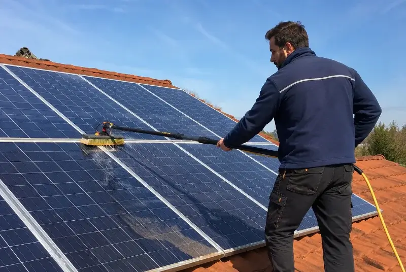 Nettoyage et entretien de panneaux solaires à Saint-Barthélemy-d'Anjou